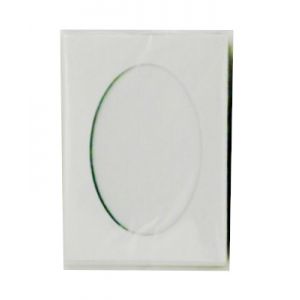 Papeteria Galeria Hobby C6 Passepartout Owalne, Srebrna